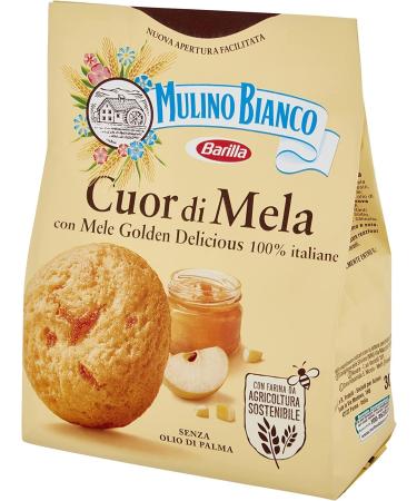  CAIYA 12 x Moulin Blanc Apple Heart Biscuits with Apples 100% Italian Without Palm Oil Rich in Taste 300 g 12 Packs  - Buy Online on GoSupps.com