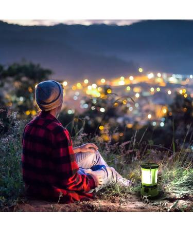 LE Rechargeable Camping Lantern 600LM with Detachable Flashlight - Perfect for Hurricane Emergency, Hiking & Fishing - USB Cable and Car Charger Included - Buy Online on GoSupps.com