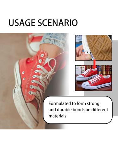 Shoe Glue Sole Repair-Super Strong Shoe Repair Glue-Glue For Shoes -Quick Dry Waterproof Non-Hardening-Shoe Sole glue for shoes repair soles Boots Leather High Heels-shoe goo (60ml x 1pcs) - Buy Online on GoSupps.com