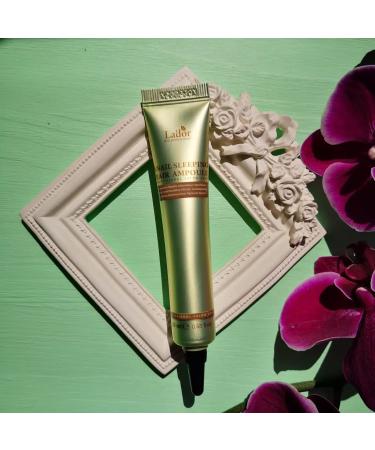 LA DOR Snail Sleeping Hair Ampoule 20ml | Regenerating Hair Mask with Collagen & Keratin | Deep Conditioner & Hydrating Treatment - Buy Online on GoSupps.com