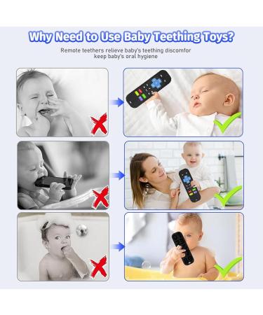 Xoelle Baby Bite Toys | BPA-Free Bite Rings & Chicken Stuff Teething Toys | Personalized Gift for 3+ Months - Buy Online on GoSupps.com