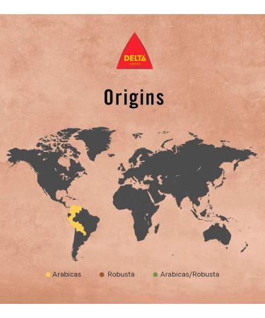 Delta Caf s - Gran Crema - 1 kg de Caf en Grains - Intensit 9 - M lange de Grains Torr fi s 100 % Arabica de Colombie et du Guatemala - Cr meux aux Notes de Cacao et Caramel 1 kg (Lot de 1) - Buy Online on GoSupps.com