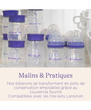 Lansinoh I Natural Wave PP Baby Bottle 240 Ml - Buy Online on GoSupps.com