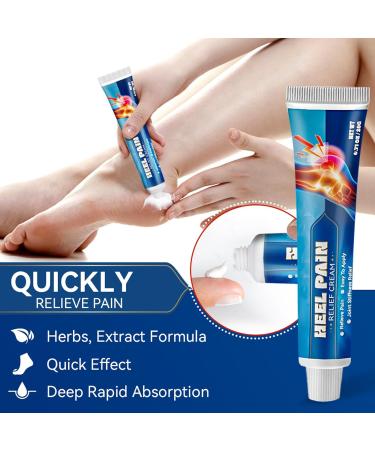 Apaisante pour les Douleurs Musculaires Heel Pain Ointment Cr me Anti- peron Calcan enne Soulagement du Talon Contre les perons Calcan ens Pommade Apaisante pour les Douleurs au Talon - Buy Online on GoSupps.com
