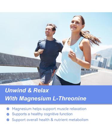 Magnesium L-Threonine Supplement Mineral Magnesium Supplement Magnesium L-Threonine 2000mg 120 Capsules 120 Count (Pack of 1) - Buy Online on GoSupps.com