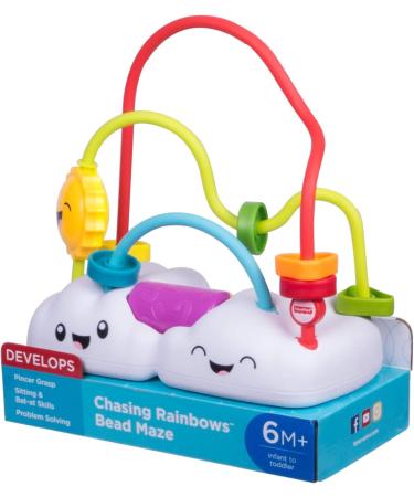 Fisher-Price FYL50 Cloud Motor Skills Loop | Baby Motor Skills Toy for 6+ Months | Multi-Coloured International Shipping - Buy Online on GoSupps.com