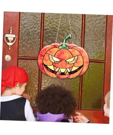 Uonlytech Signs Halloween Decorations Pumpkin Decoration Pumpkin Sign Hanging Pumpkin Decorate Hummingbird - Buy Online on GoSupps.com