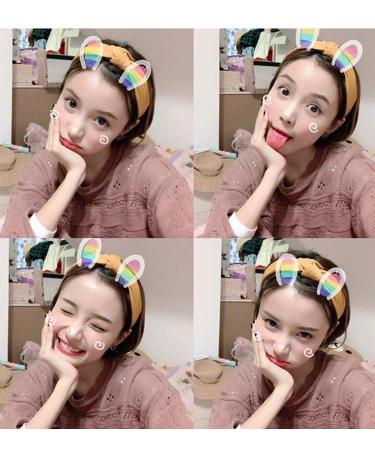 10 Multicolored Hair Ties for Women | Elastic Wide Fabric Turban Knots - Perfect for Girls | International Shipping Available - Buy Online on GoSupps.com