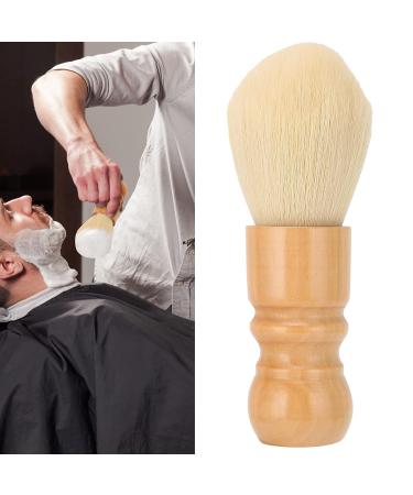 Bristle Shaving Brush for Men - Wooden Handle Beard Brush & Facial Cleansing Tool | Perfect Gift for Home & Travel - Buy Online on GoSupps.com