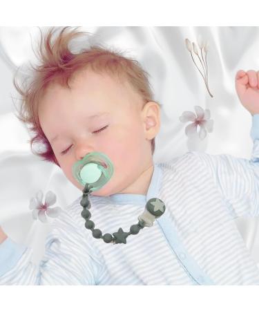 TREFYS Yellow Silicone Pacifier Chain for Baby Boys & Girls | BPA-Free Ergonomic & Practical Star Design - Buy Online on GoSupps.com