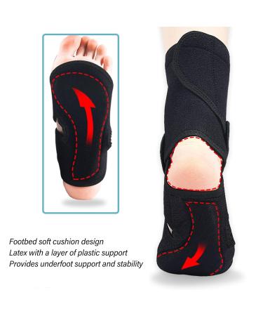 Adjustable Drop Foot Brace - Effective Support & Comfort for Right Foot | Versatile Use Premium Materials Reduces Discomfort - Buy Online on GoSupps.com