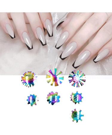 Artistic Stainless Steel Nail Edge Trimmer & Cutter | 7-Part Manicure Tool for Spa Home & Nail Schools - A-G Color - Buy Online on GoSupps.com