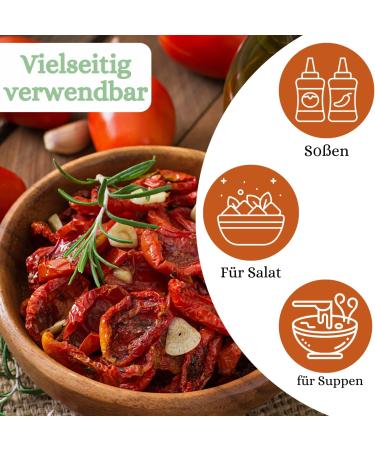  1001 Frucht 1001 Frucht Dried Tomatoes Oil Free 1000g Dried Fruit for Salads Soups Dried Tomatoes Beta Carrot Premium Dried Tomatoes 1kg - Buy Online on GoSupps.com