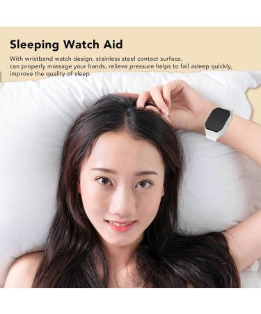 Wrist Watch Sleep Aid Smart Sleep Watch Relieve Anxiety Wearable Microcurrent Release Pressure 3 Modes Sleep Aid Device (White) - Buy Online on GoSupps.com