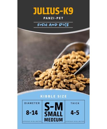 Julius-K9 - Fish & Rice - Hypoallergenic food for adult dogs - Salmon and rice based dog food - Suitable for all breeds - 3 kg - Buy Online on GoSupps.com