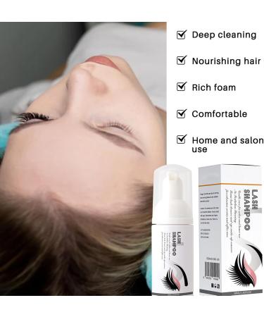  bellv Eyelash Shampoo - Gentle Shampoo for Eyelash Extensions 30ml - Non-irritating foaming eyelid cleanser for extensions and natural eyelashes perfect for professional use in Bellv - Buy Online on GoSupps.com