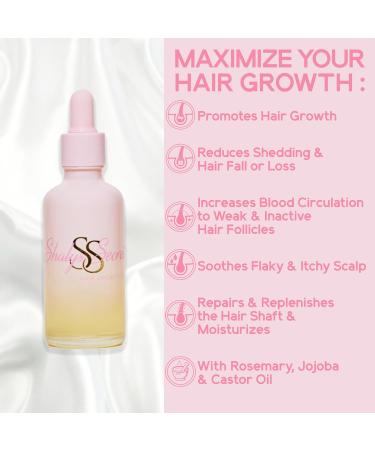 Hair Growth Oil | Nourishing Treatment for All Hair Types | Promotes Healthier & Longer Hair | 1.7 oz - Buy Online on GoSupps.com