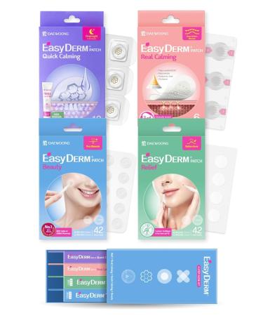 Daewoong Pharmaceutical Easyderm patch gift set 4-Type Pimple Patches - Buy Online on GoSupps.com
