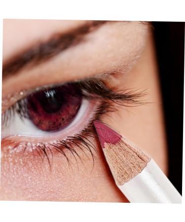 Didiseaon 2pcs 12 Lip Eyeliner Pencil Eye Shadow Glitter Eyeliner Pencil Eye Liner Sharpeners Shimmer Make up