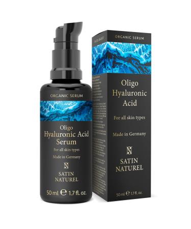 Hyaluron serum high -dose 50ml - Premium hyaluronic acid - 100% vegan - Hyaluronic acid serum - face serum men & women - anti -aging serum & anti -fold - facial care satin natureel - Buy Online on GoSupps.com