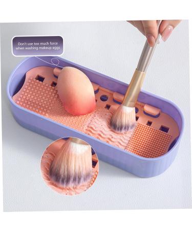 3-in-1 Makeup Brush Cleaner with Mat | Portable Organizer & Dryer | International Shipping Available - Buy Online on GoSupps.com