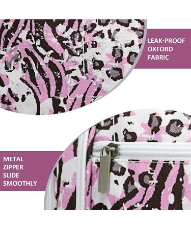 OMYSTYLE Hanging Travel Toiletry Bag - Large Leopard Organizer for Men & Women - Perfect for Cosmetics & Shower Essentials - Buy Online on GoSupps.com