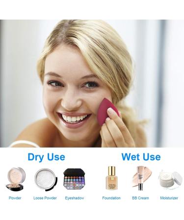 EnixwH 8 Piece Make Up Sponge Set Foundation Blending Beauty Sponge Washable Latex-Free Cosmetic Sponge Beauty Blender Sponges for Liquid Foundation Powder Sun Protection and Cream Women - Buy Online on GoSupps.com