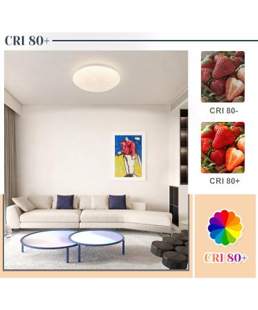 Shop Kowanie 25cm LED Bedroom Ceiling Lamp - Starry Sky Design 12W Neutral White 4000K Lighting - Buy Online on GoSupps.com