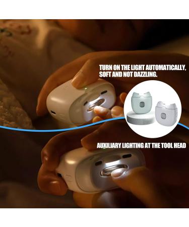 Molbory Electric Nail Clippers - Automatic Cutter for Adults Seniors & Infants - Professional Nail Care (White) - Buy Online on GoSupps.com