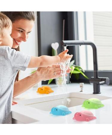 Bathing Cute Soap Tortoise Shaped Oil Soap | 4X Children Turtle Shape Cute Bath Soap | Boys Girls Hand Wash Cleaning Refreshing Scented Solution for Bath - Buy Online on GoSupps.com