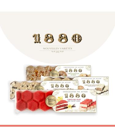 Red Velvet Signature Chocolate Nougat Creamy Texture Covered with a Crispy Chocolate Layer Supreme Quality Authentic Taste the Most Expensive Nougat in the World 200g - Buy Online on GoSupps.com