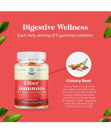Tasty Prebiotic Fiber Gummies for Adults - Immunity & Digestive Support - Non GMO Vegan Halal - 120 gummies - Buy Online on GoSupps.com