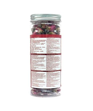 Buy Natural Herbal Pink Rose Bud Tea - 50g | Fragrant Flower Tea for Health & Beauty | International Shipping - Buy Online on GoSupps.com