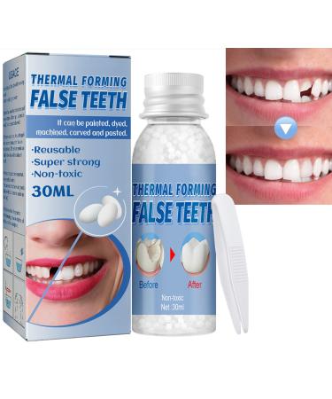 Tooth Repair Kit, Tooth Repair Granules, Missing and Broken Tooth, Temporary Teeth Filling Repair Kit, Restoring Your Confident Smile