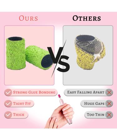 100Pcs 120 Grit Nail Sanding Bands for Nail Drill | Professional Nail Drill Sanding Tools with Boxed Case | Ideal for Removing Gel, Dip Powder, and Poly Nail Gel - Buy Online on GoSupps.com