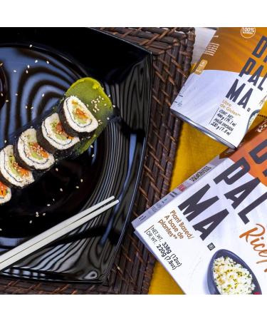 DiPalma - Low Carb Gluten Free Hearts of Palm Rice Style | 4g of Carbs | 4 Unit Pouch per Pack (4-Pack) - Buy Online on GoSupps.com