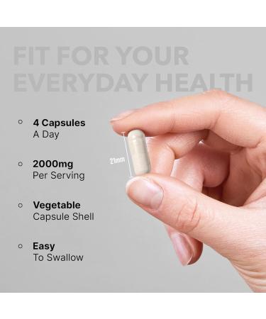 Fitimins L-Carnitine 120 Capsules | High Strength Tartrate Supplement (2000mg) | Boost Energy & Metabolism - Buy Online on GoSupps.com