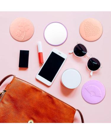 50 Pcs Random Pocket Mini Mirrors - Colorful Compact Mirrors for Women Girls - Portable Round Glass Makeup Mirror Bulk Assorted Styles - Travel & Daily Use - Buy Online on GoSupps.com