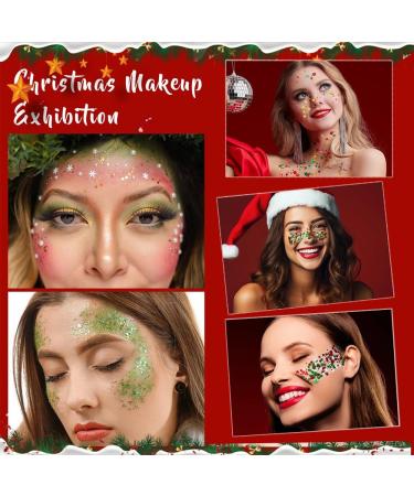  Fengyang Fengyang Glitter Body Gel Christmas Glitter Christmas Coloured Body Gel Suitable for Face Eyes Nails DIY Crafts (Carnival Night) - Buy Online on GoSupps.com