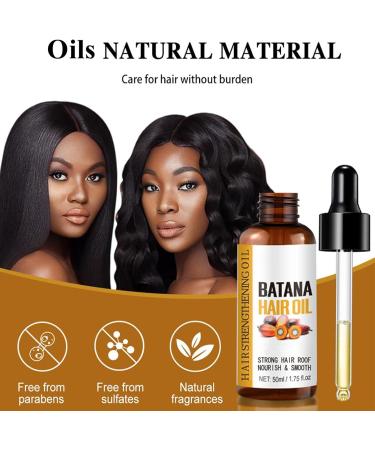 Go Ho Batana Oil for Hair Growth(50ml) Hair Growth Serum Hair Growth Oil with Castor Oil Coconut Oil for Women and Men Moisturizing & Strengthening Serum for Scalp & Hair Care - Buy Online on GoSupps.com