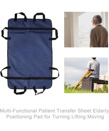 Transfer Belt Slide Board Bed Assistance Devices Adult Incontinence Bed Pads Draw Sheet Lift Sling Bed Patients Positioning Pad for Elderly Bariatric Blue - Buy Online on GoSupps.com