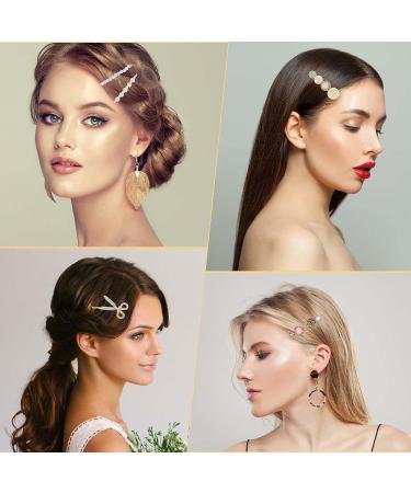 20 PCS Pearl Hair Clips Set - Cute Decorative Bobby Pins for Women and Girls - Buy Online on GoSupps.com