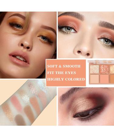 10 Colors Eyeshadow Palette Matte Nude Eye Makeup Palette Ultra-Blendable Long Lasting High Pigmented Waterproof Nudes Neutral Smooth Eye Shadow Palette for Women Natural Charming Looking #01 1# - Buy Online on GoSupps.com