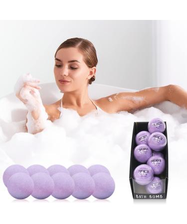 BODY & EARTH 10-Pack Bath Bombs Gift Set - Natural Essential Oils, Handmade, Perfect Birthday Gift for Family & Friends - Buy Online on GoSupps.com