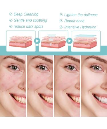 Squalane Face Cleaner Cream Cleanser with Squalane Squalane Cleanser Moisturising Face Wash for Gently Cleaning Pores Hydrating Face Wash Foaming Cleanser Face Squalane Oil Remover for All Skin Types - Buy Online on GoSupps.com