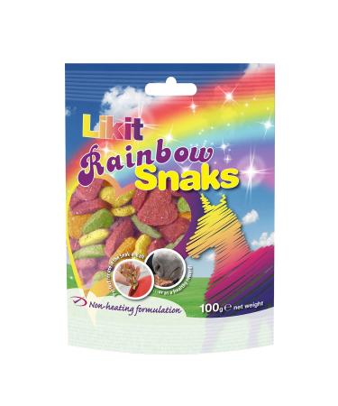 Likit Snaks Rainbow Horse Treats 100 g (Pack of 1) Rainbow