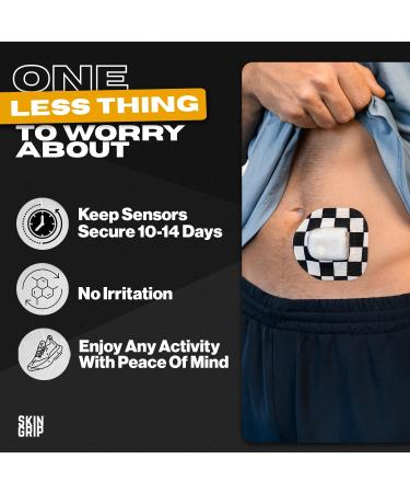 Skin Grip Adhesive Patches for Omnipod Insulin Pump - Waterproof & Sweatproof - Classic Pack - Pre-Cut Medical Tape for 3-Day Use - Buy Online on GoSupps.com