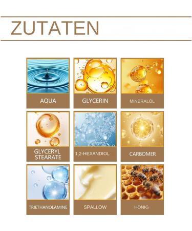  Generisch Sebaceous moisturizing face cream - Non-irritating - Body moisturizer - Fast-acting embossed formula - Ultra-light face lotion - Whipped Talgone honey balm for a - Buy Online on GoSupps.com