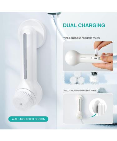Buy Electric Facial Cleansing Brush | Rechargeable Spin Brush with 6 Speeds - Best for Cleansing & Exfoliating - International Shipping Available - Buy Online on GoSupps.com