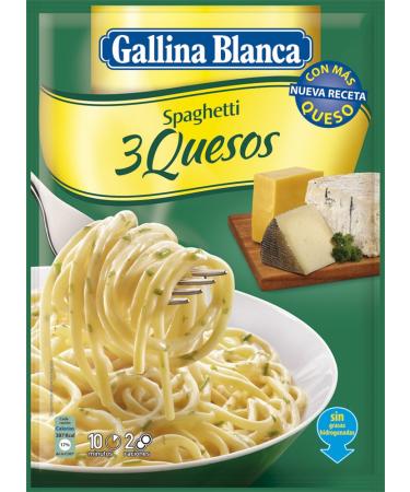 Gallina Blanca - Spaghetti 3 cheese 175 g - Pack of 12